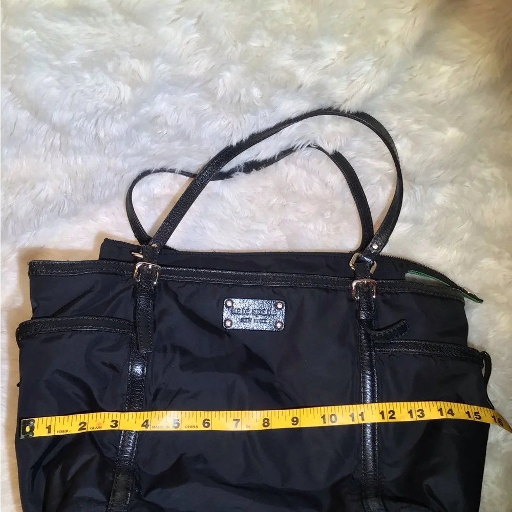 Kate spade black shoulder tote bag